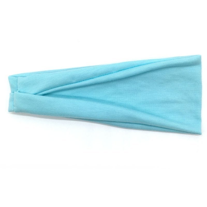 Sports stretch solid color striped running headband Sports stretch solid color striped running headband
